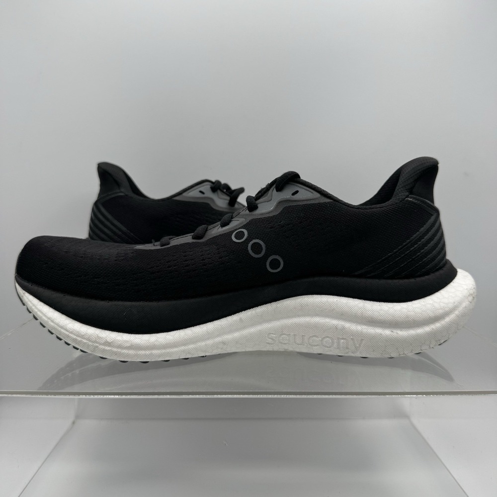 Saucony Triumph 23 Black White Running Shoes S11023-200 Women's Size 10 - Picture 4 of 12